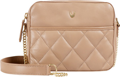 

Hidesign Women Casual Tan Genuine Leather Sling Bag