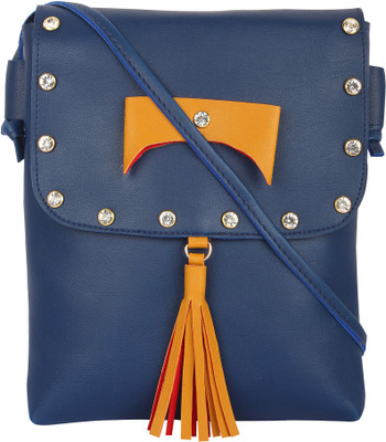 

Rajni Fashion Girls Casual Blue, Yellow PU Sling Bag