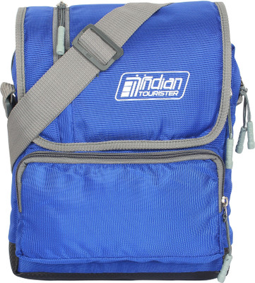 

Indian Tourister Boys & Girls Casual Blue Nylon, PU, Fabric Sling Bag