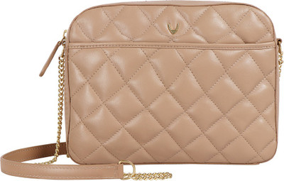 

Hidesign Women Casual Tan Genuine Leather Sling Bag