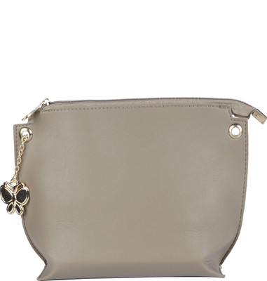 

Butterflies Women Casual Grey PU Sling Bag