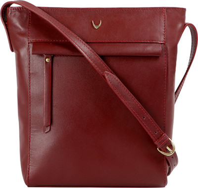 

Hidesign Women Casual Blue Genuine Leather Sling Bag
