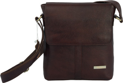 

Montaal Women Casual Brown Genuine Leather Sling Bag
