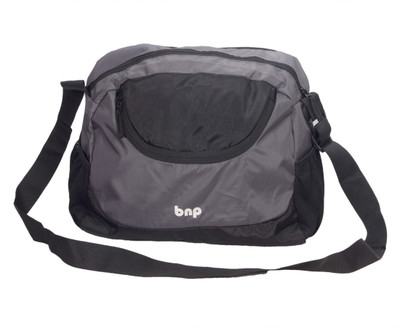 

BNP Men & Women Casual Black, Grey Polyester Messenger Bag