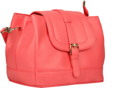 

Arfafashions Women Formal Pink PU Sling Bag