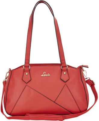 

Lavie Women Casual Red Genuine Leather Sling Bag