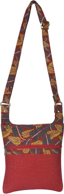 

Jute Cottage Women Casual Maroon Jute Sling Bag