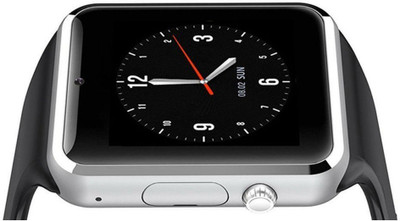 

CASVO Bluetooth Smart Watch For CtrlV3 Camera and Sim Card /Memory Card Support With Touch Screen (Silver) Silver Smartwatch(Black Strap Free Size)