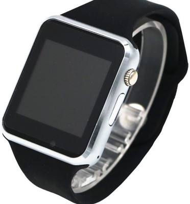

CASVO Bluetooth Smart Watch For AquaI5 Camera and Sim Card /Memory Card Support With Touch Screen (Silver) Silver Smartwatch(Black Strap Free Size)