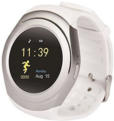 

Renyke V8 Compatible Certified Bluetooth Smart Watch Smartwatch(Silver Strap Free Size)