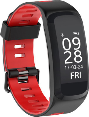 

Amicikart Bluetooth IP68 Smartbracelet, Heart Rate, Blood Pressure, Blood Oxygen Miontor Smartwatch(Red Strap M)