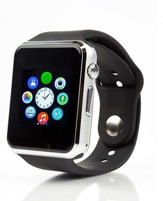 

MUSTTALK smartwatch8 Silver Smartwatch(Black Strap Free Size)