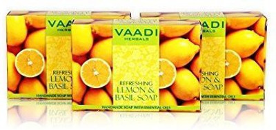 

Vaadi Herbals Refreshing Lemon and Basil Soap (75 Gms)(75 g, Pack of 3)