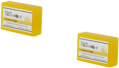 

Khadi Organique Khadiorganique Lemon soap- Pack of 2(250 g, Pack of 2)