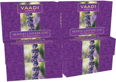 

Vaadi Herbals Heavenly Lavender Soap with Rosemary Extract (75 Gms)(75 g, Pack of 6)