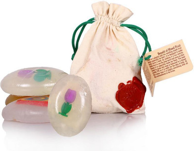 

Vherbs Pebbles Mixed Fruit Antiseptic Glycerin Soap(400 g, Pack of 4)