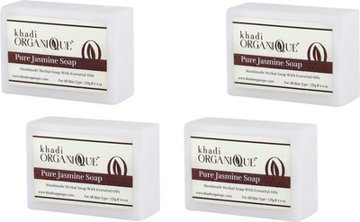 

Khadi Organique Khadiorganique JASMINE soap- Pack of 4(500 g, Pack of 4)