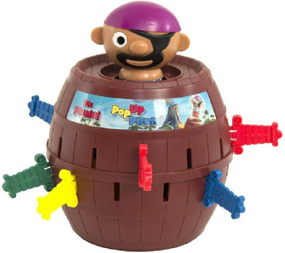 

M-Alive POP-Up Pirate Barrel- Try your luck Game for Little KIds