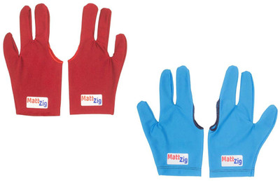 

MattZig Four Pcs of Pool Snooker Billiard Gloves (, Red, Blue, Blue;red
