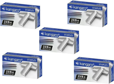 

Kangaro 23/8-H 8mm 23-8H 23/8-H Stapler Pins(Set of 4, Silver)