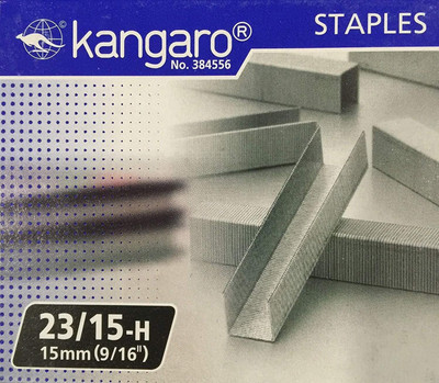 

Kangaro 23/15-H 15mm 23/15-H 23/15-H Stapler Pins(Set of 1, Silver)
