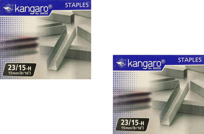 

Kangaro 23/15-H 15mm 23/15-H 23/15-H Stapler Pins(Set of 2, Silver)