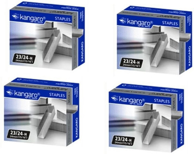 

Kangaro 23/24-H 24mm 23/24H 23/24-H Stapler Pins(Set of 4, Silver)