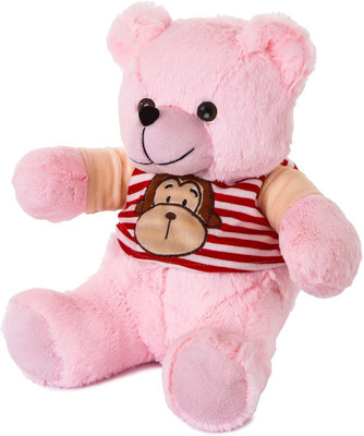 

ToynJoy Best Quality Adorable Plush Pink Teddy Bear Soft Toy - 34 cm(Pink)