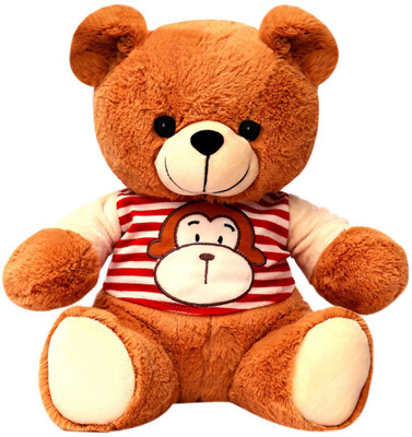 

Miss & Chief Teddy Balloon Bear 32 Cms Stuff Toy Soft - 32 cm(Cream)