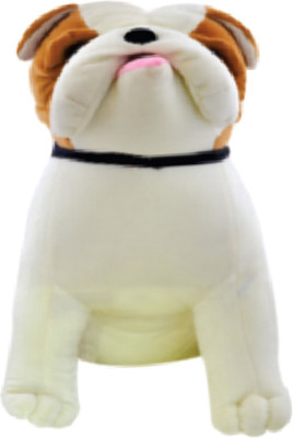 

Miss & Chief Dog Teddy Soft Sitting Pose Stuff Toy - 25 cm(Brown)