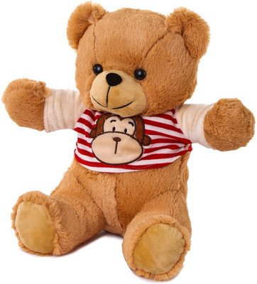 

ToynJoy Best Quality Adorable Plush Brown Teddy Bear Soft Toy - 34 cm(Brown)