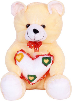 

Tiipro Soft Teddy Bear - Gold Color with Fur - 30 cm(Gold)