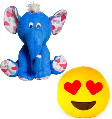 

Red Ballons Combo of Smileyy and Indian Elephant - 30 Cms - 10 cm(Multicolor)