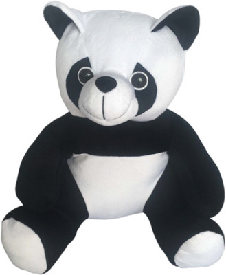 

Miss & Chief Teddy Bear Panda Sitting 30 Cms Stuff Toy - 30 cm(White)