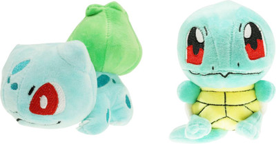 

imodish Pokemon GO Pokeball Set Pf 2 Pcs. Bulbasaur And Squirtle 10-12Cms. Soft Toy Plush Stuffed Toys - 12 cm(Multicolor)
