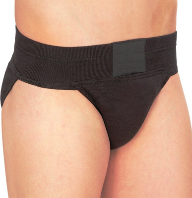 

QUINERGYS ® Scorpion Black - Gym Cotton Supporter Back Covered Athletic Fit Brief Abdomen Support (, Scorpion Black