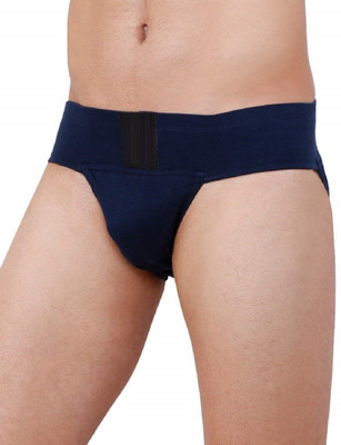 

QUINERGYS ™ Indigo Blue - Athletic Mens Adult Protective Brief Abdomen Support (, Indigo Blue