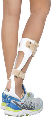 G.M.S Rehabilitation RIGHT Foot Drop Splint with Liner Foot Support Splints(Grey)