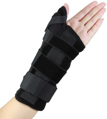 G.M.S Rehabilitation wrist forearm thumb Support LEFT Finger Support(Grey)