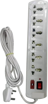 

Bluerider BR_019 6 Socket Surge Protector(White)