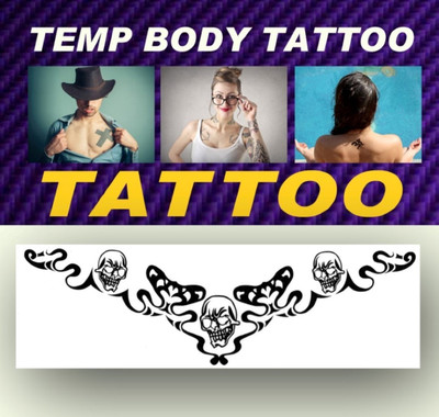 

smilendeal Smilendeal_TB0045 Smart Temp Body Big Size Tattoo(Smart)