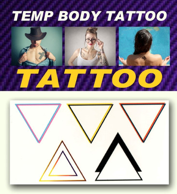 

smilendeal Smilendeal_T2496 Triangles Temp Body Tattoo(Triangles)