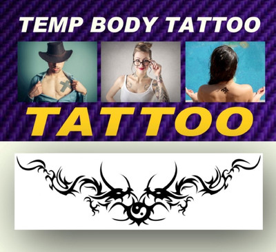 

smilendeal Smilendeal_TB0058 Dragon Temp Body Big Size Tattoo(Dragon)