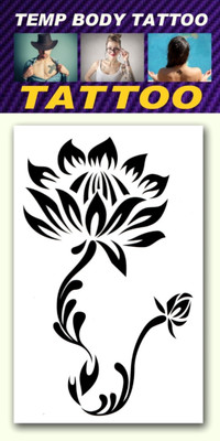 

smilendeal Smilendeal_T2429 Flower Temp Body Tattoo(Flower)