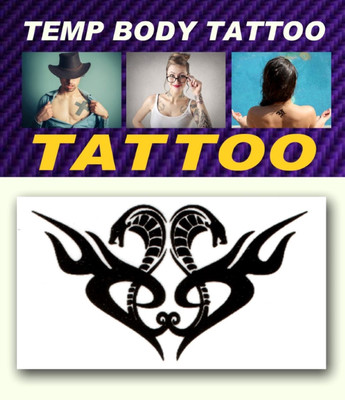 

smilendeal Smilendeal_T2475 Snake Temp Body Tattoo(Snake)