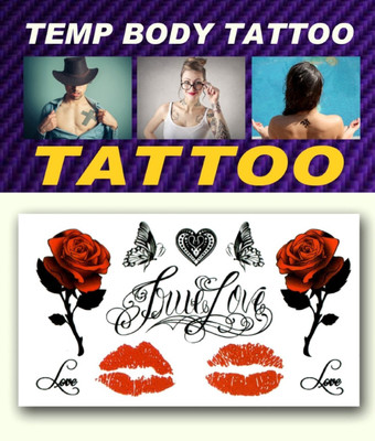 

smilendeal Smilendeal_T2455 True Love Temp Body Tattoo(True Love)