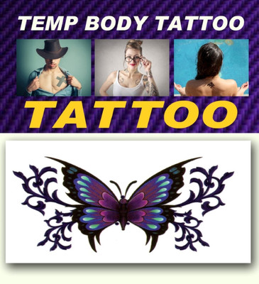 

smilendeal Smilendeal_T2582 Buterfly Temp Body Tattoo(Buterfly)