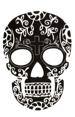 

smilendeal Smilendeal_T2517 Skull Temp Body Tattoo(Skull)
