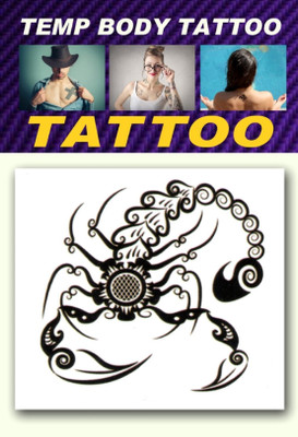 

smilendeal Smilendeal_T2597 Scorpio Temp Body Tattoo(Scorpio)