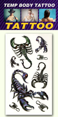 smilendeal Smilendeal_T2512 Scorpio Temp Body Tattoo(Scorpio)
